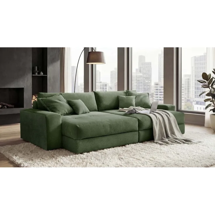 XXL Loveseat Kamil von ED Exciting Design im Fjord Cordbezug