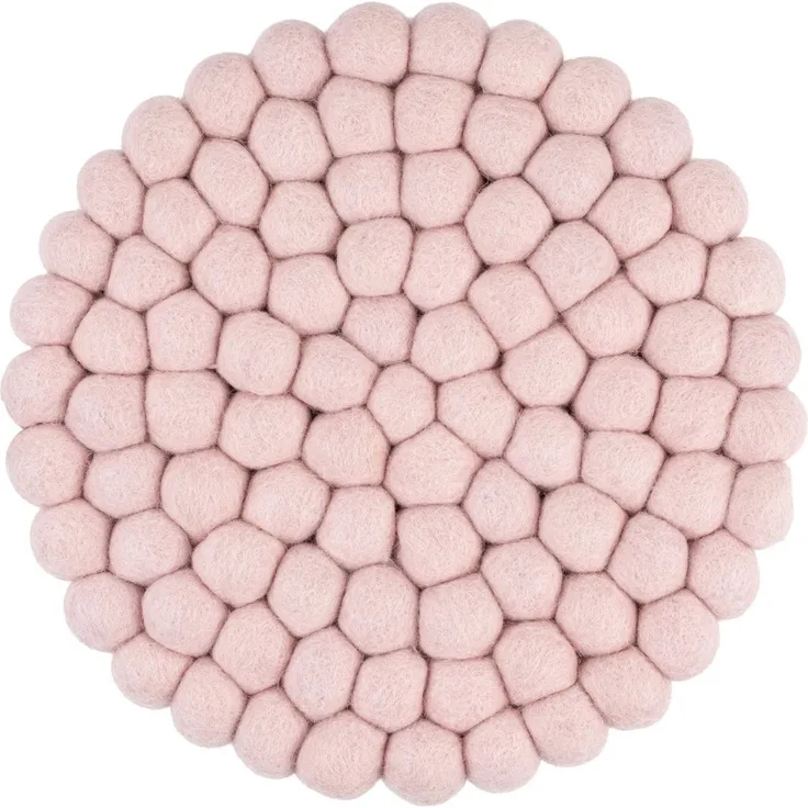myfelt Topfuntersetzer Filzkugel Topfuntersetzer ⌀ 20 cm, Schurwolle