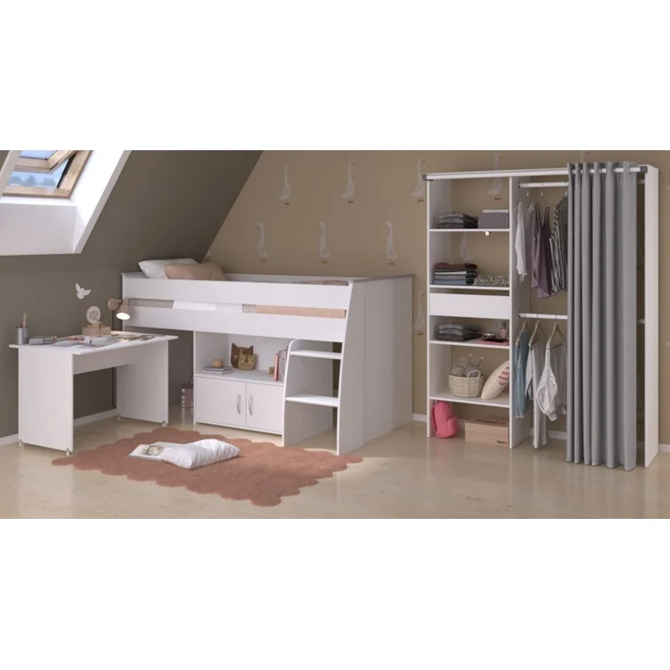Parisot Kinderzimmer und Jugendzimmer Reverse in weiß Set 2-tlg. – Bild 2