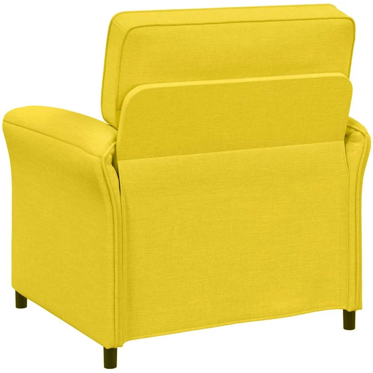 vidaXL Sofa Set 2 stk. Helles Gelb Stoff 3424867 – Bild 5