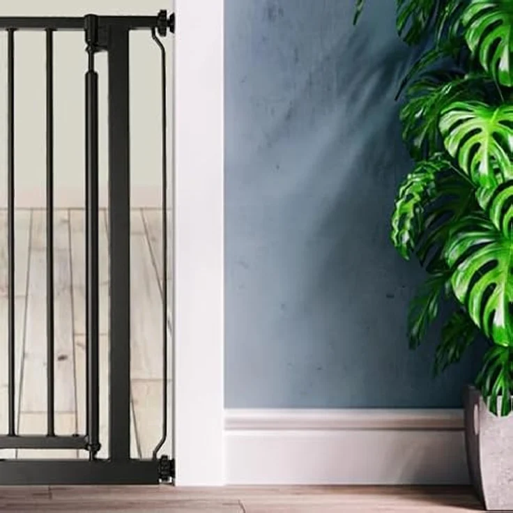 Bettacare Automatisch Schließendes Treppengitter, 75cm - 82cm, Mattschwarz, Druckmontage-Sicherheitsgitter, Babygitter, Sicherheitsschranke für Türen, Flure und Räume – Bild 9