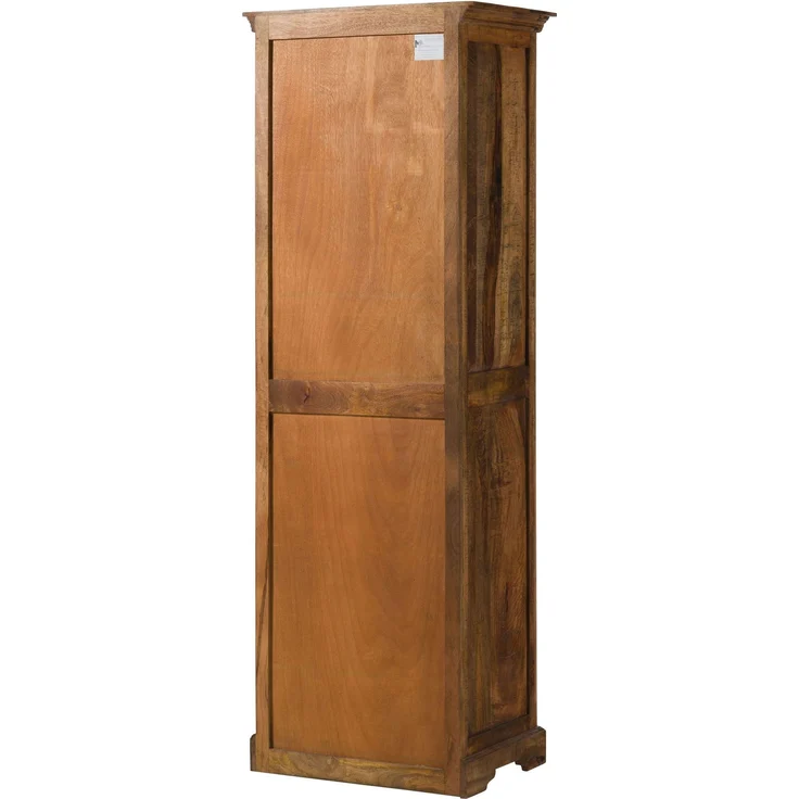 Vitrine Mango 65x45x190 dunkelbraun geölt RODEZ #151 – Bild 10
