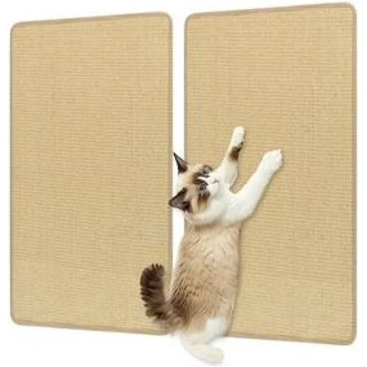 KOMFOTTEU Kratzmatte, (2er Set), Katzenteppich Kratzbrett Wand 80 x 50 cm – Bild 6