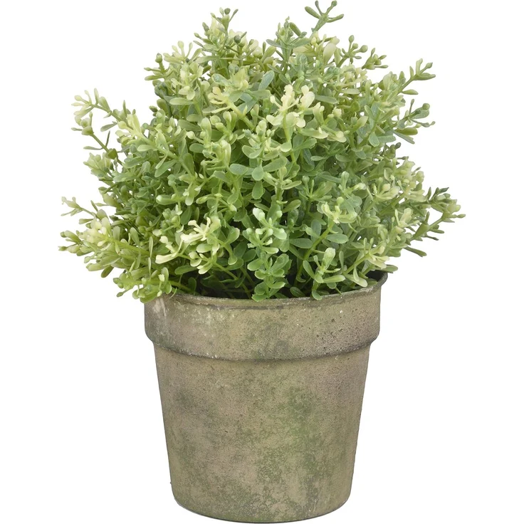 Esschert Design Aged Metal Grün Blumentopf aus veraltetem Metall, 12,2 x 12,2 x 11,7 cm