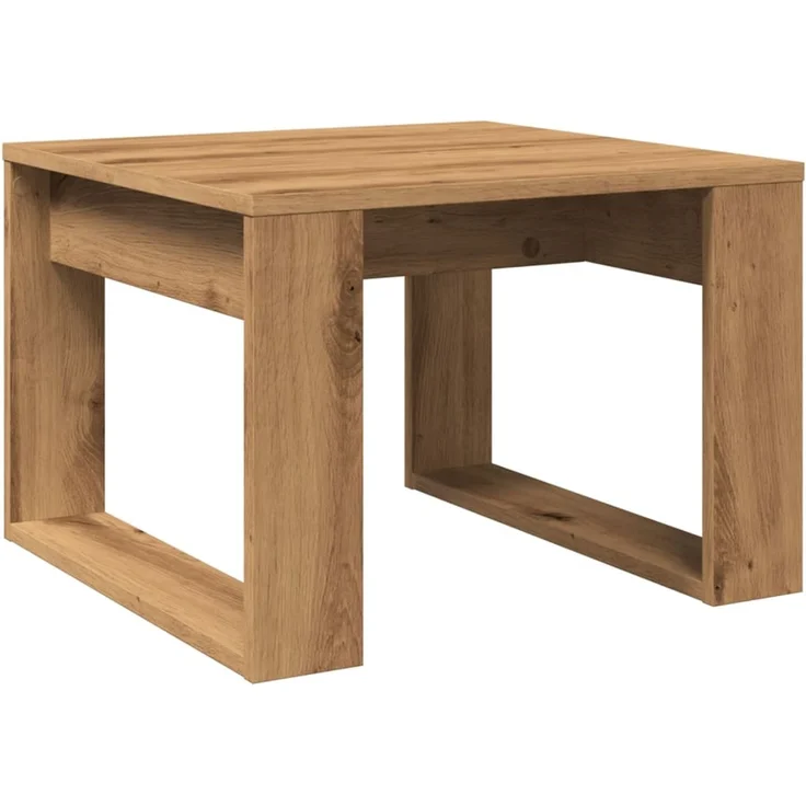 vidaXL Beistelltisch Artisan-Eiche 50x50x35 cm Holzwerkstoff 856689 – Bild 2