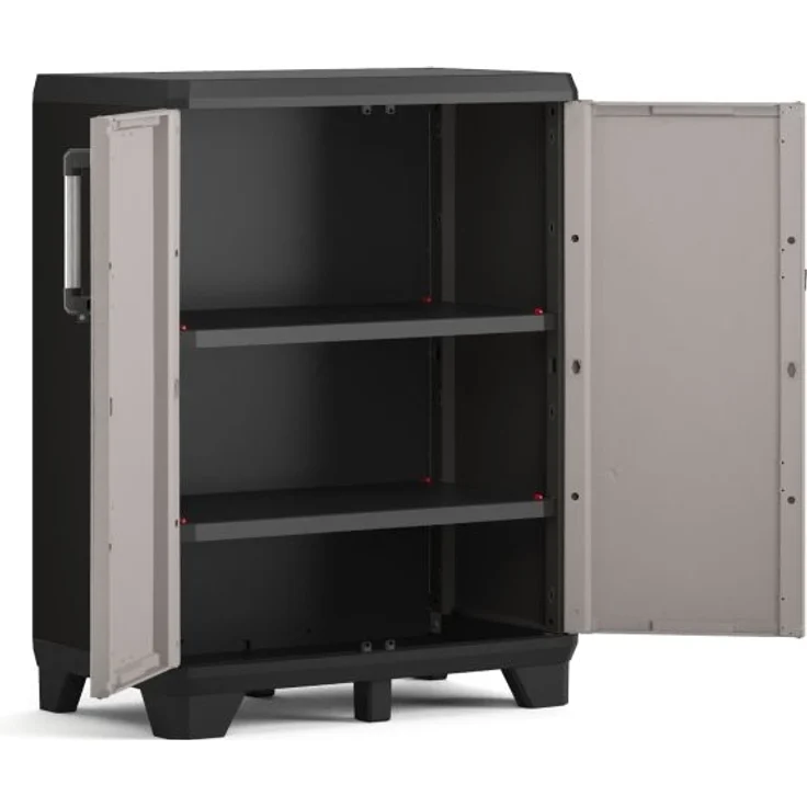 Keter Kunststoffschrank Pro niedrig 68 x 39 x 90 cm – Bild 2