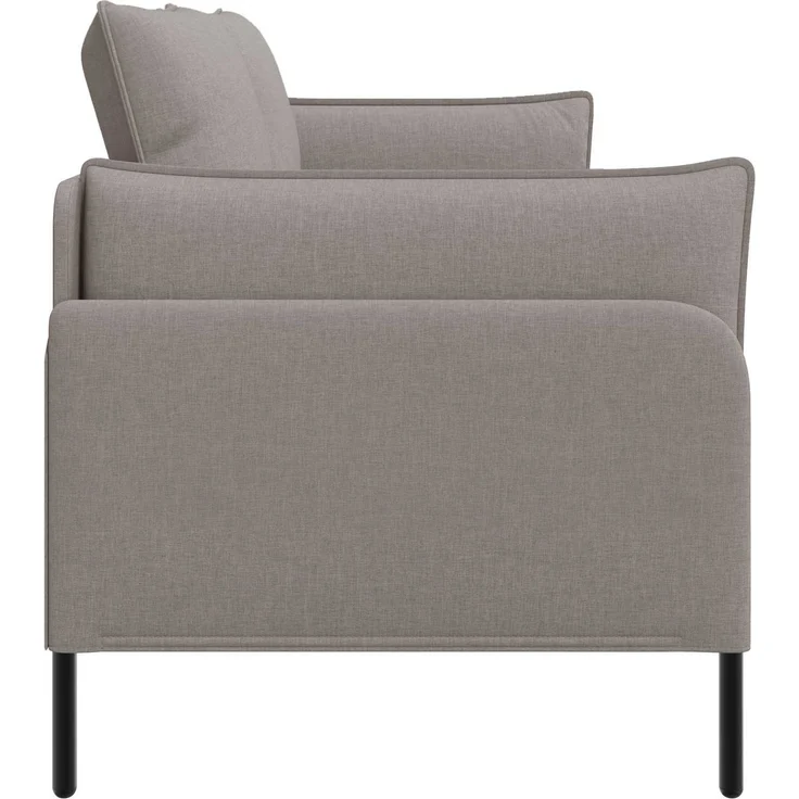 vidaXL 3-Sitzer-Sofa Taupe 222 x 81 x 89 cm Stoff 42048635 – Bild 4
