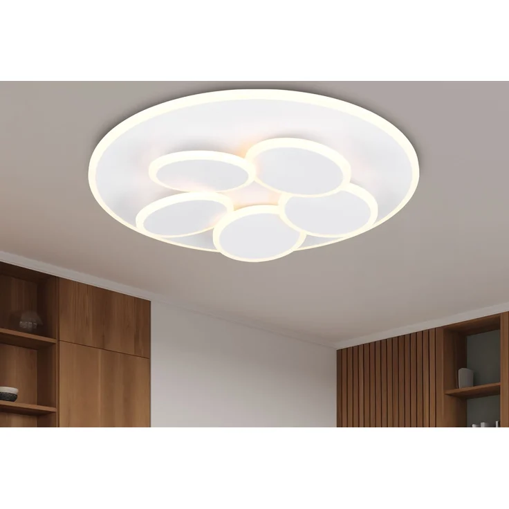 Trio Leuchten LED Deckenleuchte Mandela 35W, warmweiß-kaltweiß, weiß – Bild 11