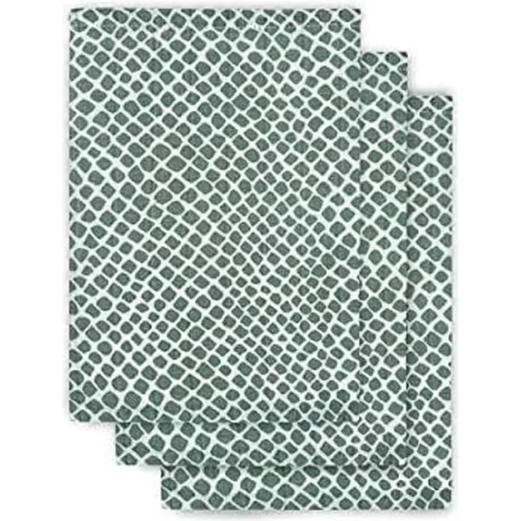 jollein Mullwaschlappen Snake ash green 3er Pack