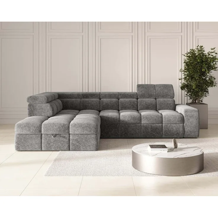 Ecksofa Bianco mit Schlaffunktion und Bettkasten | Jan-Art | verschiedene Farben erhältlich