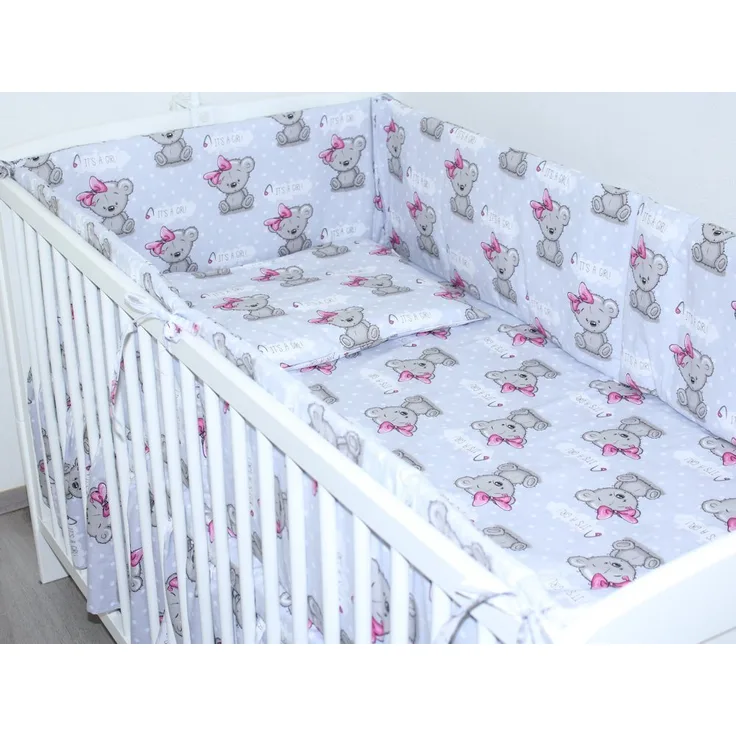Primawela Bettnestchen Nestchen 420 cm Bettumrandung Baby Bett Kinder Nest Kopfumrandung