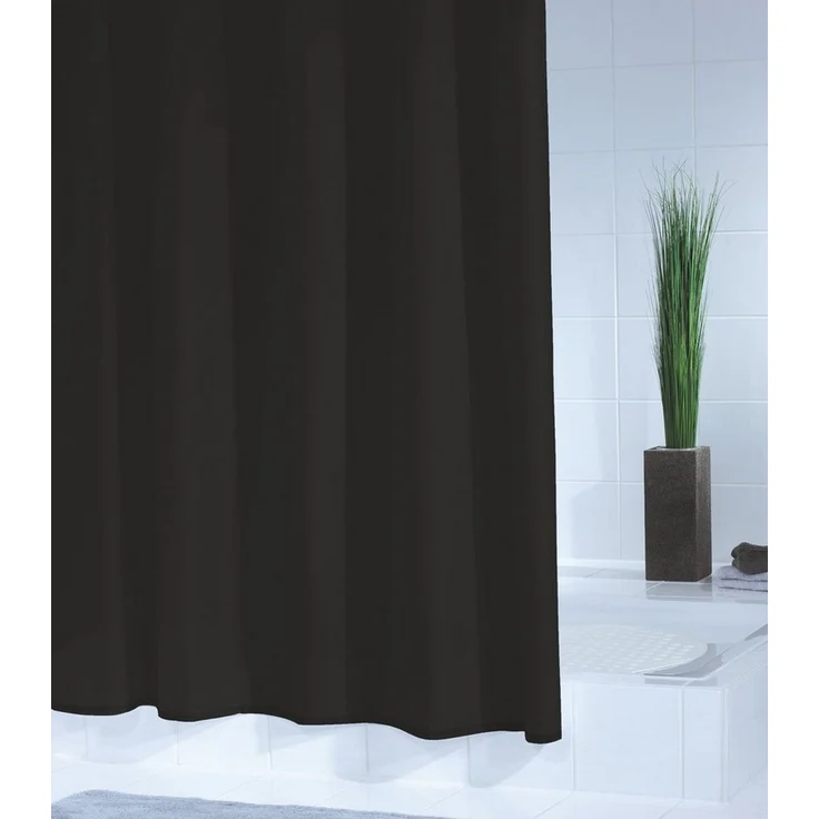 Ridder Duschvorhang Standard schwarz Breite 180 cm – Bild 2
