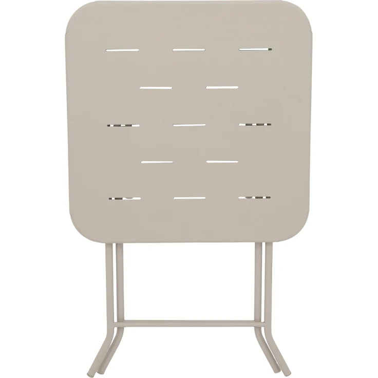 Outdoor 3-Piece Foldable Bistro Set, E coating Folding Outdoor Patio Furniture Sets, 2 Chairs and 1 Table, Weather-Resistant Outdoor/Indoor Conversation Set for Patio,Beige – Bild 7