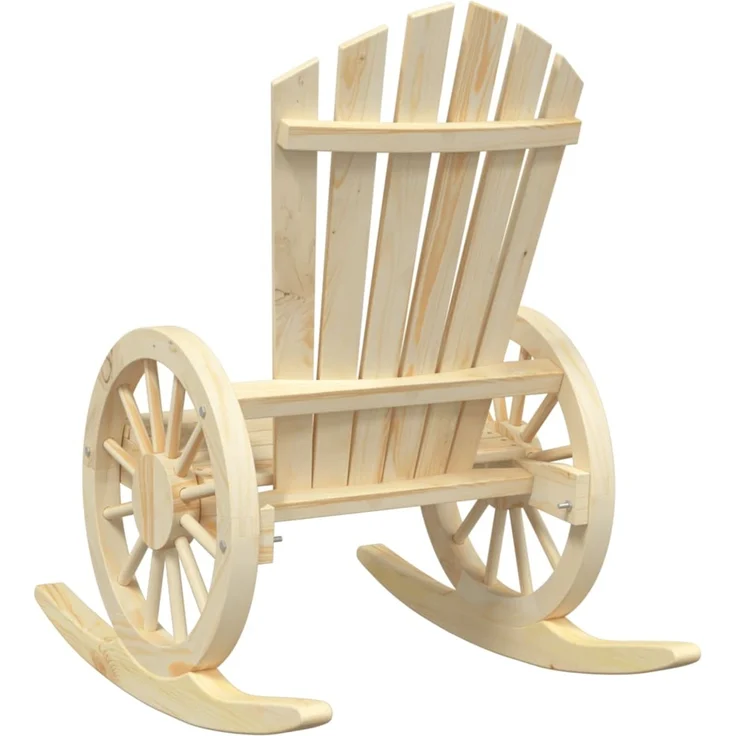 vidaXL Adirondack-Schaukelstuhl Massivholz Tanne 365093 – Bild 6