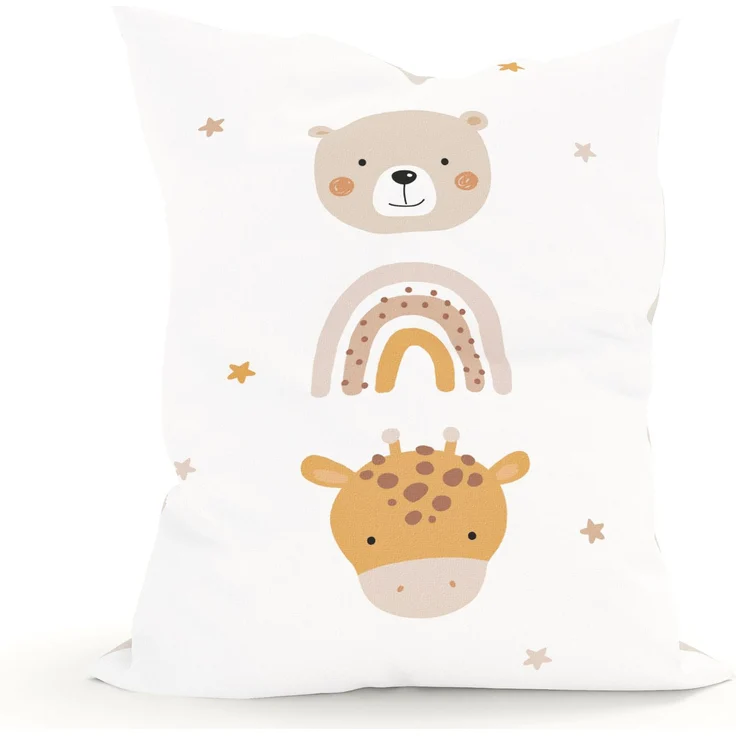 Green Bean® Kinder Sitzsack Little Friends 100x135cm mit 270 Liter hochwertiger EPS Perlen Füllung und waschbarem Motiv Wechsel-Bezug aus 100% Baumwoll – Bild 1