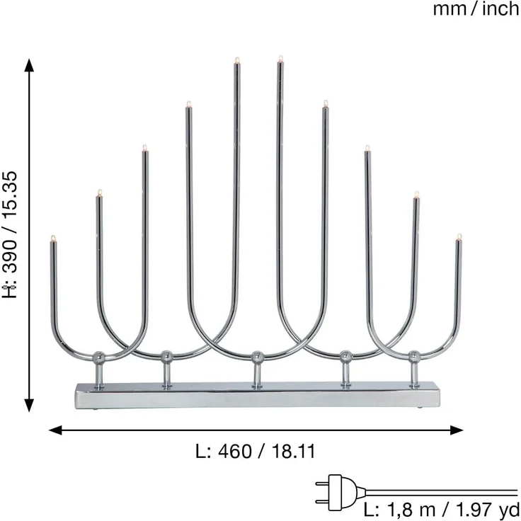 STAR TRADING LED Schwibbogen Novum (1-tlg) – Bild 3