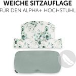 Hauck Highchair Pad Select Hochstuhlkissen Grün Weiß Baumwolle Muster Traditioneller Hochstuhl 5-Punkt
