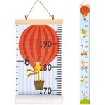 Beinou Wachstum Messlatte Aufrollbare Wandbehang Dekorative Messlatten für Kinder Messleiter Lineal Messtabelle für Baby Kinderzimmer 7. 9'' x 79'' Giraffe