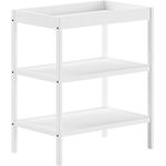 Wickelregal Kara-lynn 79x50x95 Massivholz Buche Weiß