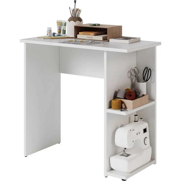 Schreibtisch Simple Weiß 80 x 40 cm Vicco – Bild 5