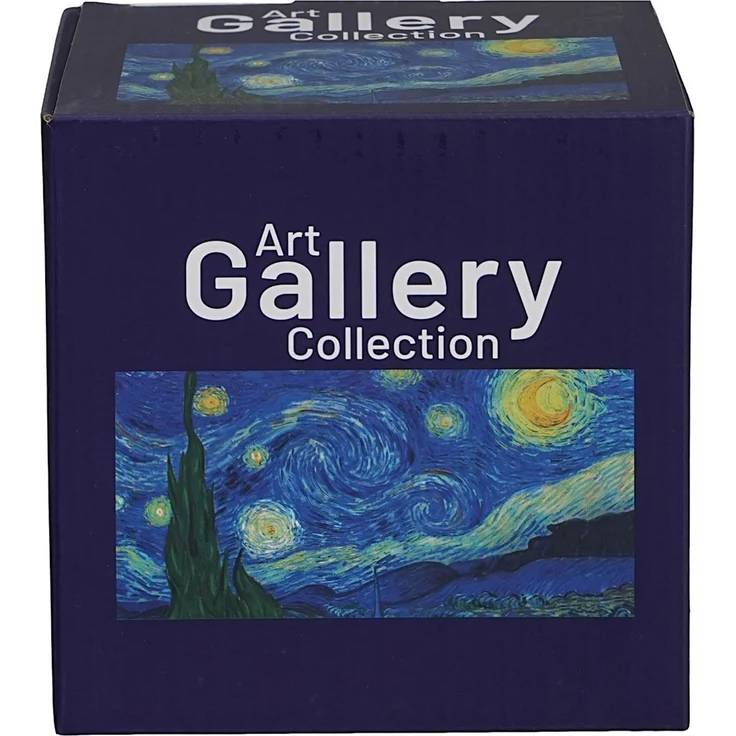 DUO ART GALLERY Becher 400 ml mit Teesieb STARRY NIGHT inspired by Van Gogh, New Bone China Porzellan – Bild 4