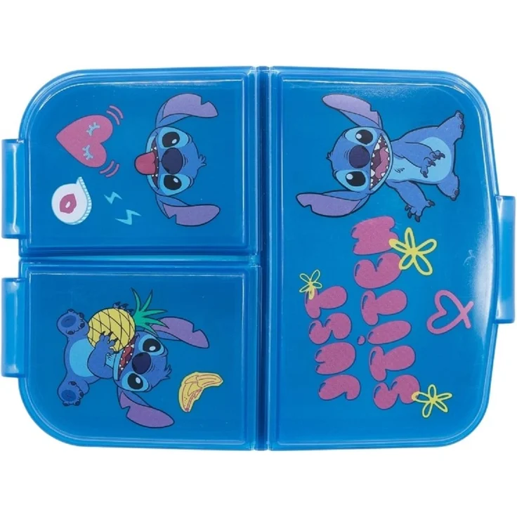Disney Lilo & Stitch Kinder Brotdose – Lunchbox mit 3 Fächern & tollem Design – Bild 2