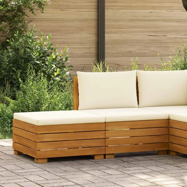 vidaXL Garten-Lounge-Set 2 stk. 2-Sitzer Massivholz Akazie Braun 42022434