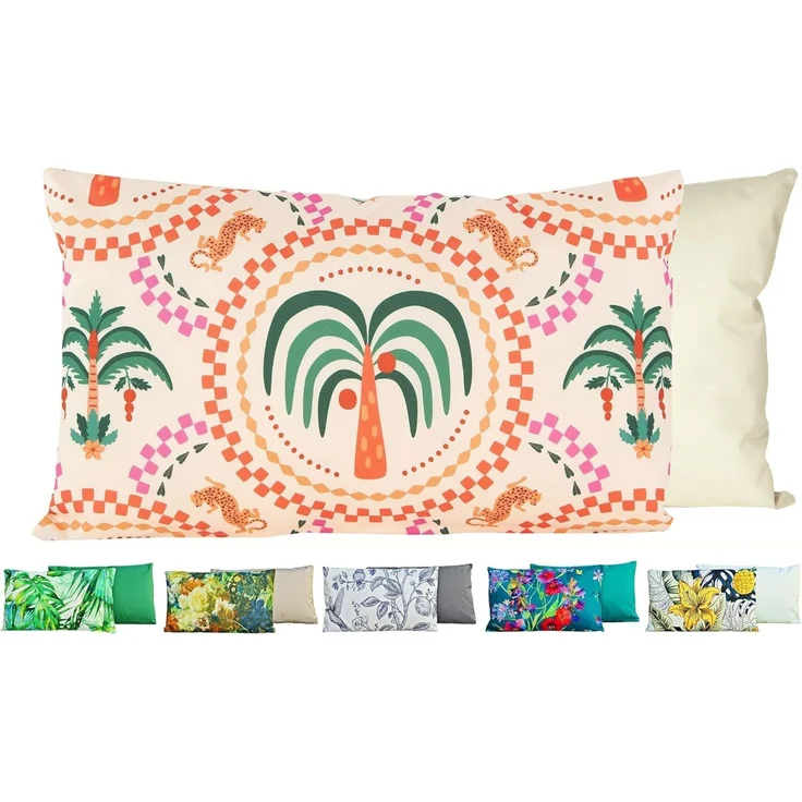 JACK Dekokissen Outdoor Lounge Kissen 30x50cm Motiv inkl. Füllung, mit Lotus-Effekt, Robust, strapazierfähig, für Innen & Außen geeignet – Bild 1