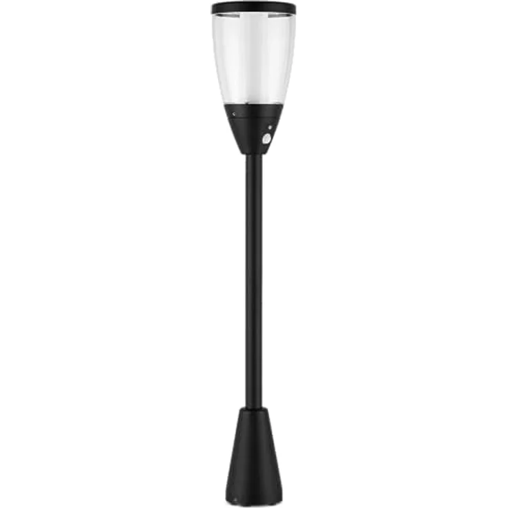 REV LUMUS 170 Solarleuchte Garten, Stehleuchte mit Bewegungsmelder, Gartenbeleuchtung, 200lm, 3000K, 2W, IP65, schwarz – Bild 4