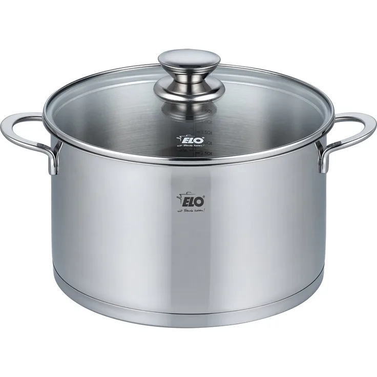 Elo Fleischtopf Galant, Edelstahl 18/10, integriertes Öl- Dosier-System, Induktion