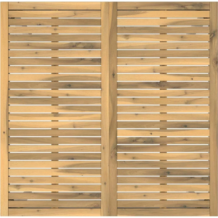 vidaXL Gartenbar-Tisch NAARDEN Weiß gewaschen 110 x 108,5 x 105 cm 901781 – Bild 4