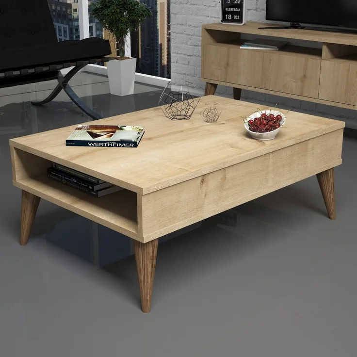 Skye Decor 'Best - Oak' Couchtisch, Eiche, 90 x 34,6 x 60 cm