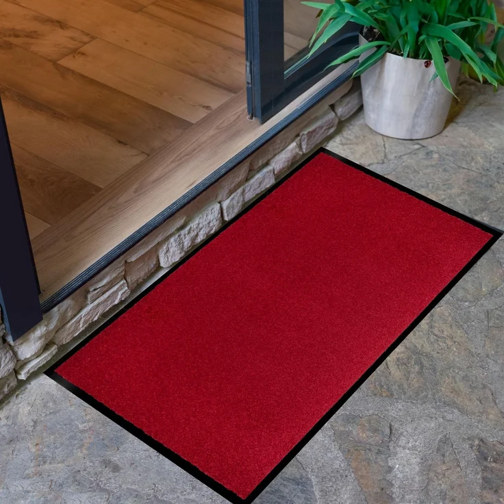 Furni24 Fußmatte - Rot, 80 x 120 cm – Bild 3