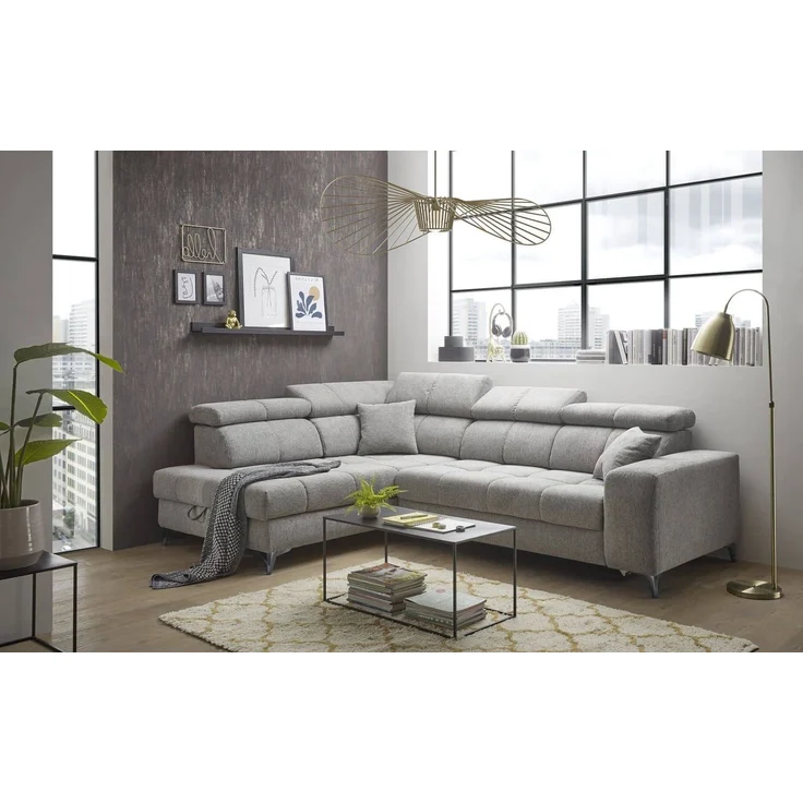 Ecksofa mit elektronischer Wallaway-Funktion | USB-Anschluss - Sydney – Bild 1