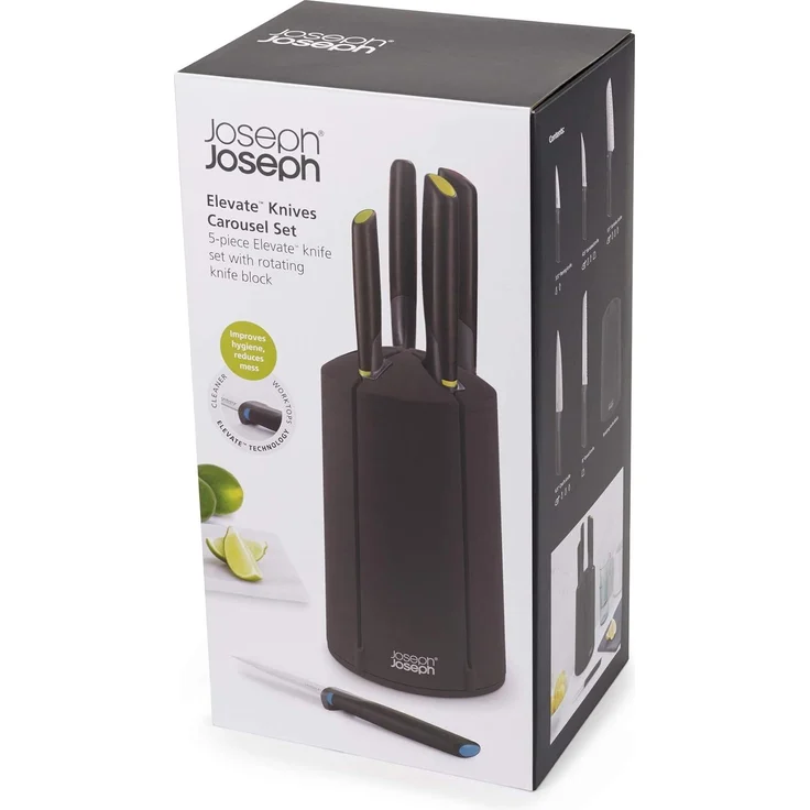 Joseph Joseph Elevate™ Messerkarussell-Set – Mahrfarbig – Bild 9