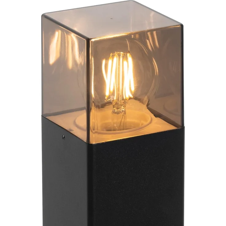 Qazqa Außen-Stehlampe Denmark, ohne Leuchtmittel, E27, Schwarz, Modern, Aluminium, 1-flammig – Bild 3
