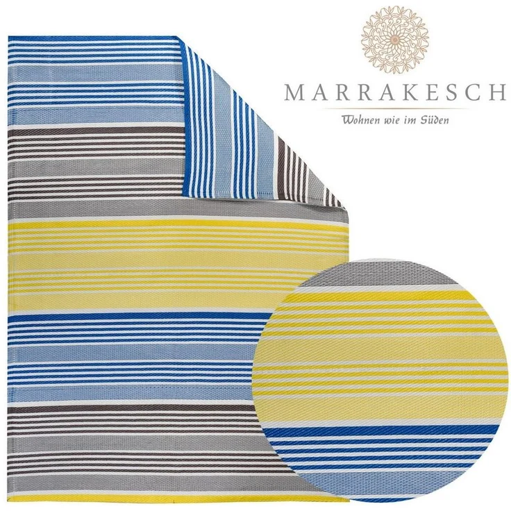 Marrakesch Orient & Mediterran Interior Outdoorteppich Outdoor Teppich Picknickmatte Modern Benita 160 x 230cm – Bild 3