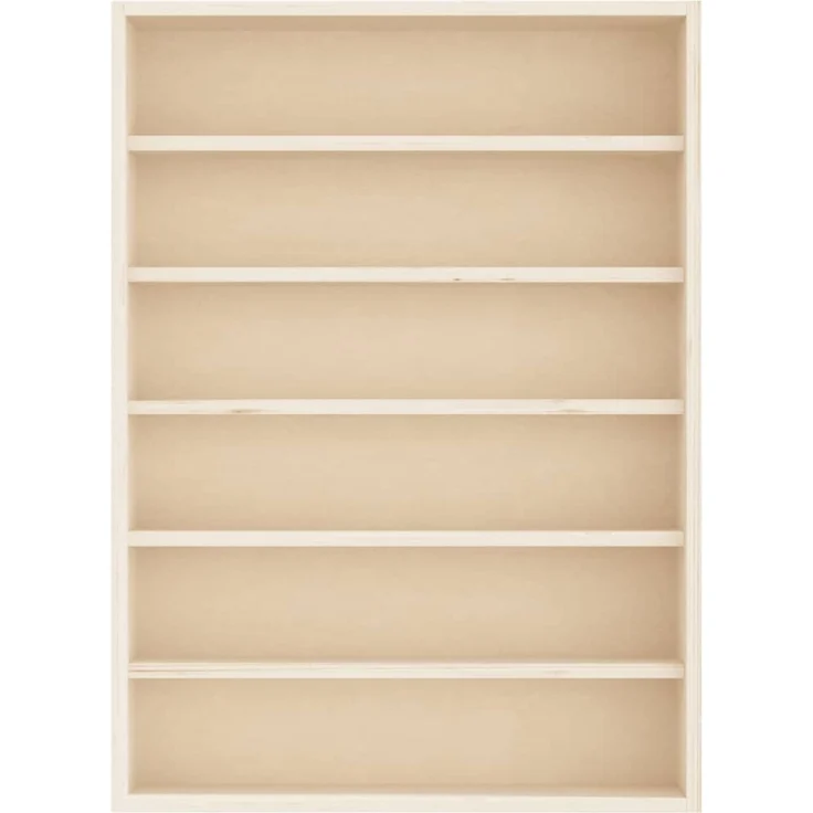 vidaXL Sammlervitrine aus Holz mit 6 Regalen 40x8,5x55 cm 4017381 – Bild 3