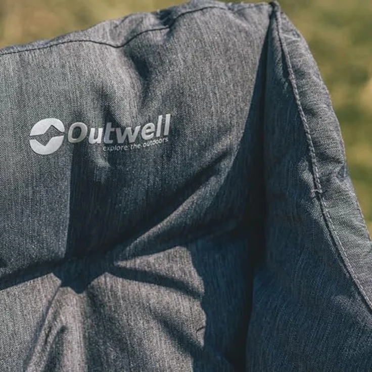 Outwell Campingstuhl 470474 4 Beine Schwarz Grau – Bild 7