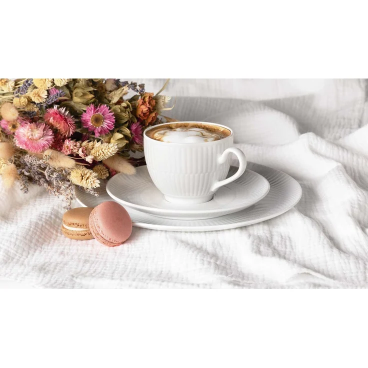 Seltmann Weiden Amina Kaffeetasse mit Untertasse 250 ml 6er-Set Seladon – Bild 2