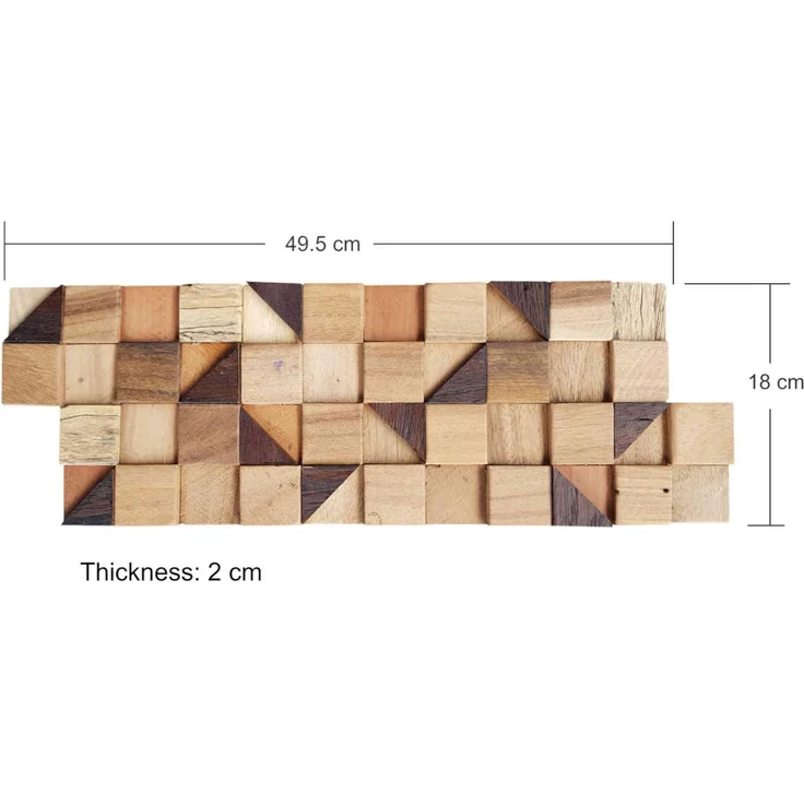 Holz Wandverkleidung Pyramid Cube – Bild 5