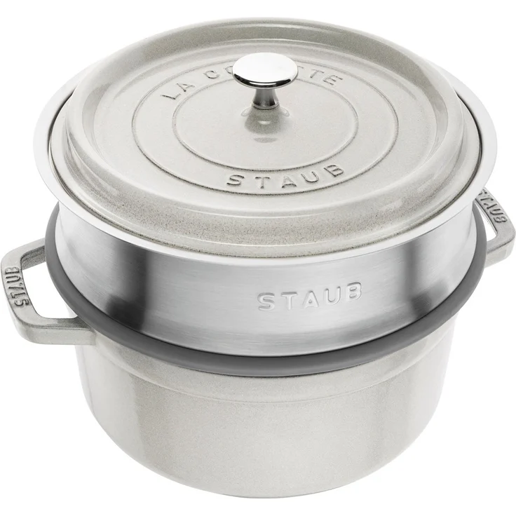 Staub Staub runder Gusseisentopf mit 3,8l Trüffeleinsatz 405088220