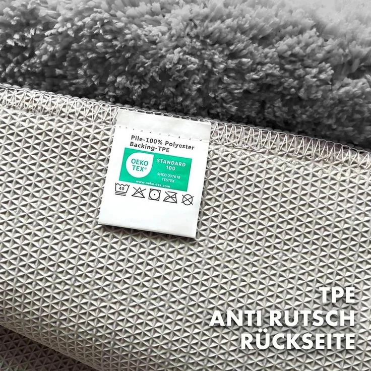 Karat Badematte Atlantis, Rutschhemmende Rückseite, Reckteckig, Polyester, In verschiedenen Farben & Größen – Bild 2