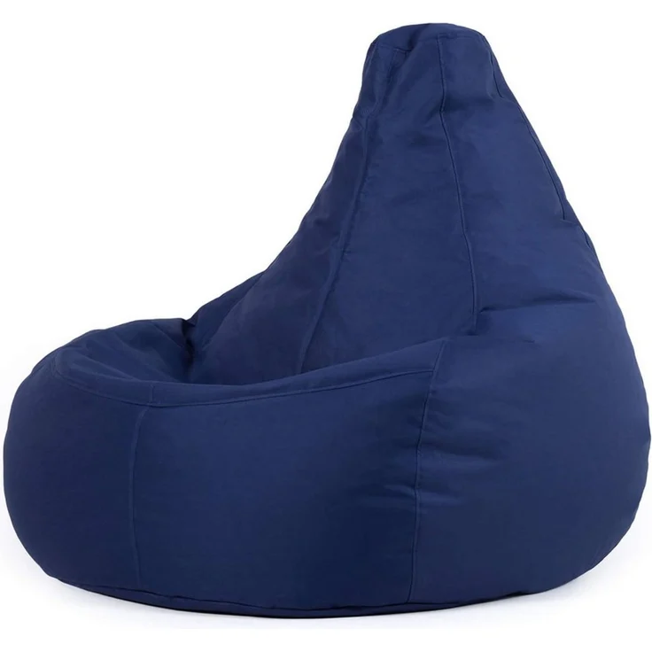 Bean Bag Bazaar Gaming Sitzsack „Recliner“, Gamer Sitzsack für Erwachsene und Kinder, Indoor Outdoor Sitzsack Sessel Gaming mit Füllung (Sitzsack, Dunkelblau) – Bild 1