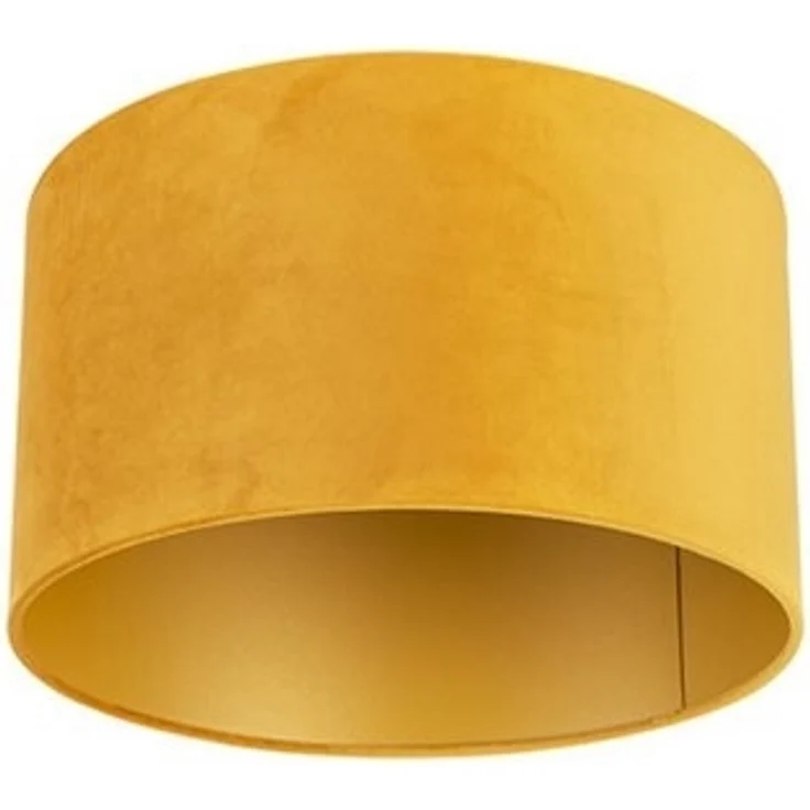 Qazqa Lampenschirm Cilinder velours – Bild 4