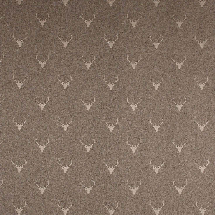 SCHÖNER LEBEN. Dekokissen Kissenhülle Jacquard Hirsch Geweih braun versch. Gr – Bild 3