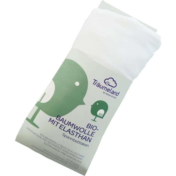 Träumeland Spannbettlaken - Bio-Baumwolle mit Elas