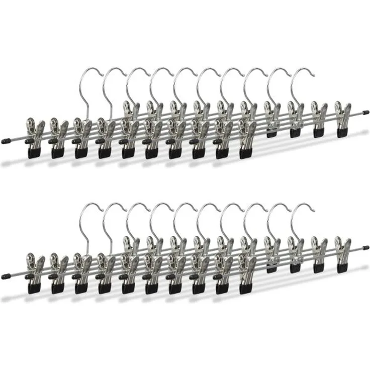 Relaxdays Hosenbügel Metall 10er und 20er Pack