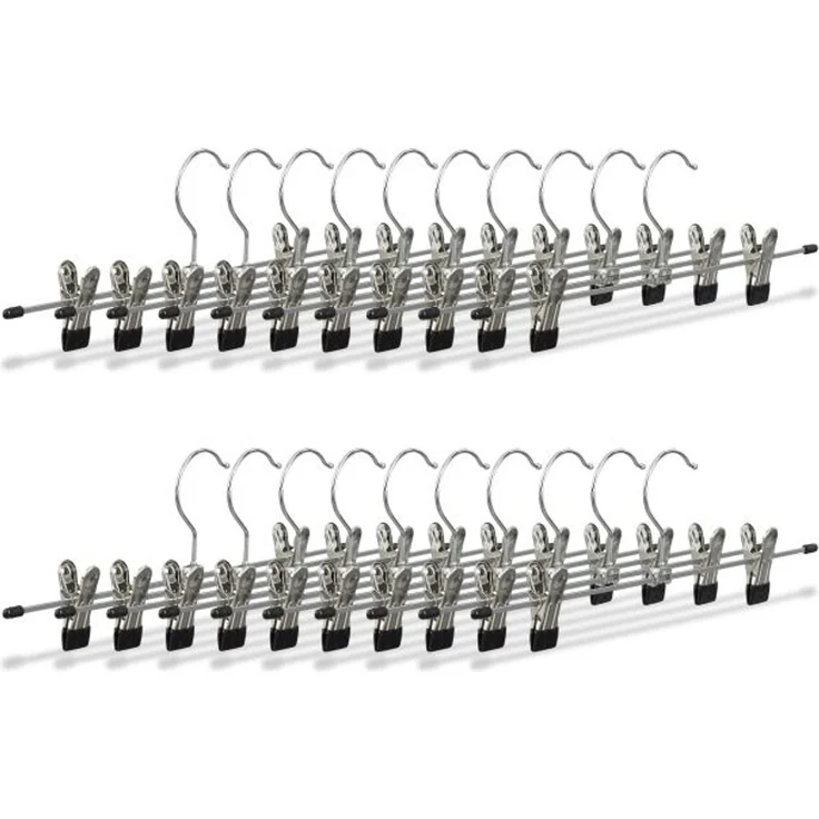 Relaxdays Hosenbügel Metall 10er und 20er Pack – Bild 1