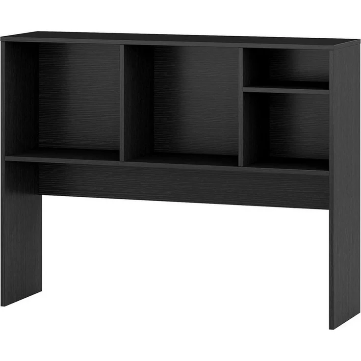 COSTWAY Bücherregal, Aufsatzregal mit 4 Fächern, bis 65 kg, 94x25x73cm – Bild 5